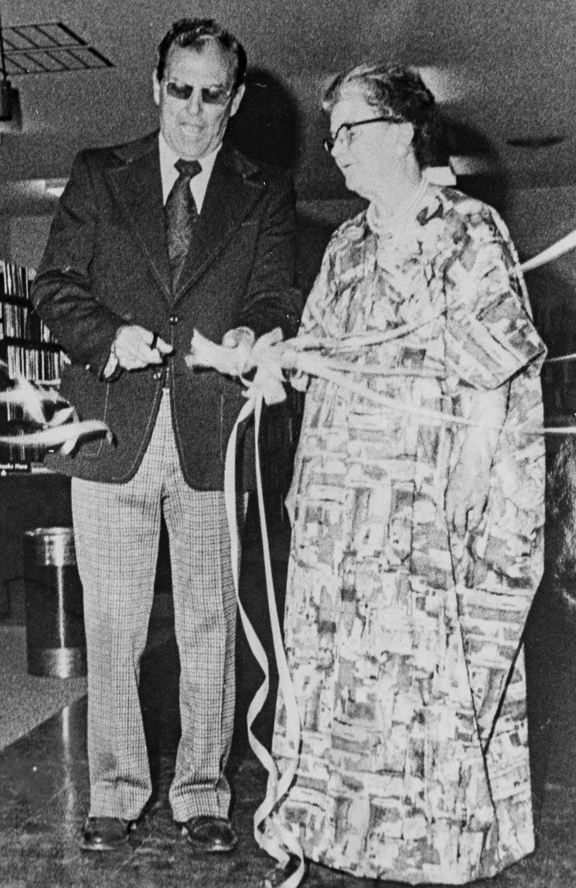 Ribbon Cutting for the Library